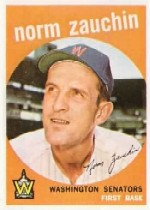 1959 Topps Baseball Cards      311     Norm Zauchin